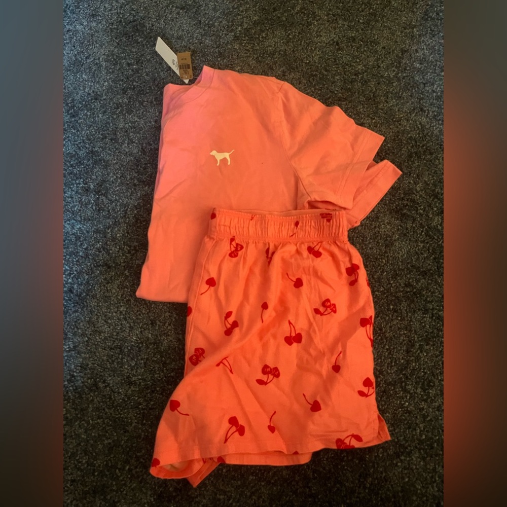 Pink PJ set